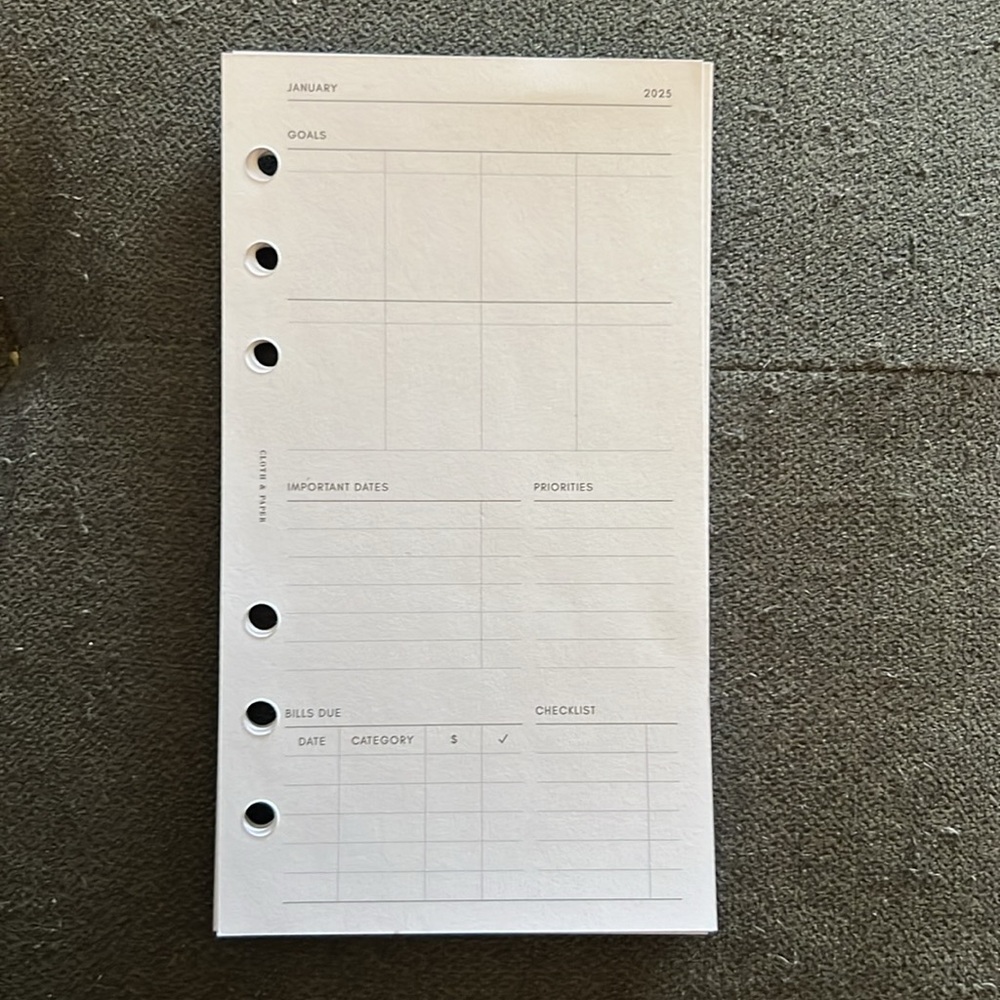 Massive personal size planner clean out. - Picture 6 of 14